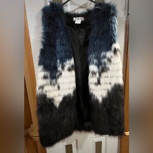 Faux Fur Ombre Vest
